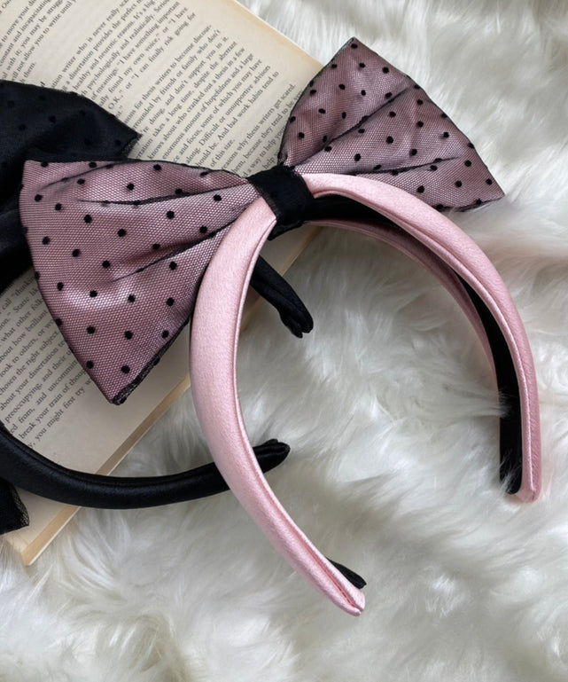 柄1(ドットリボン/ピンク)