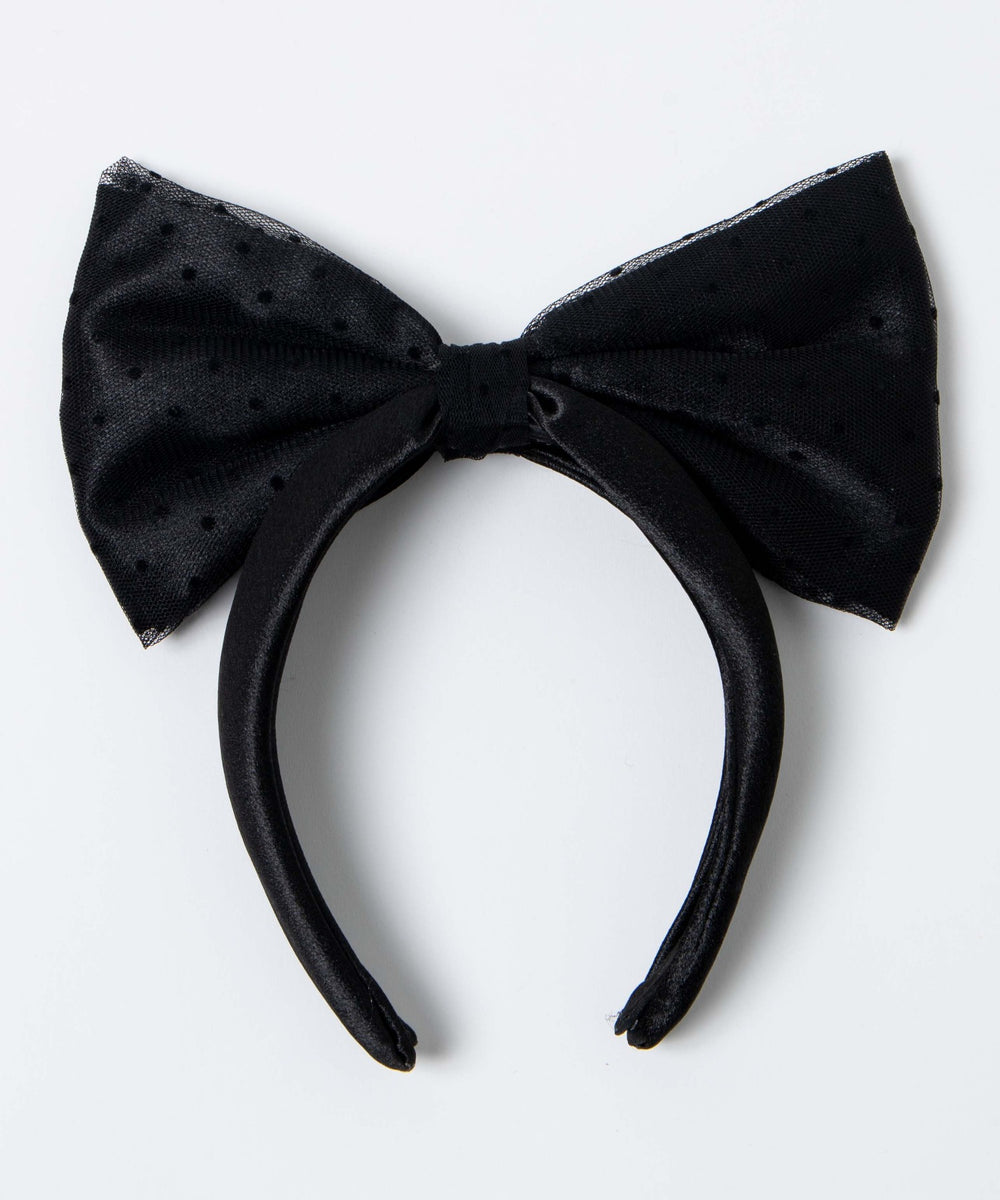 柄2(ドットリボン/ブラック)