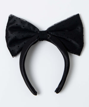 柄2(ドットリボン/ブラック)