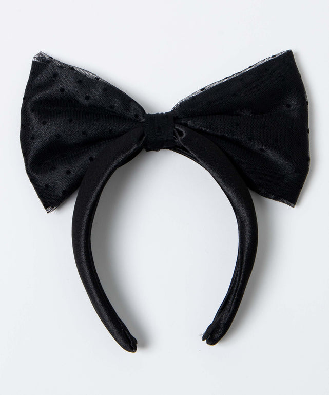 柄2(ドットリボン/ブラック)