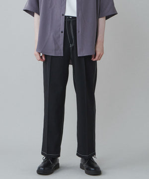 イージーケア2タックワイドスラックス