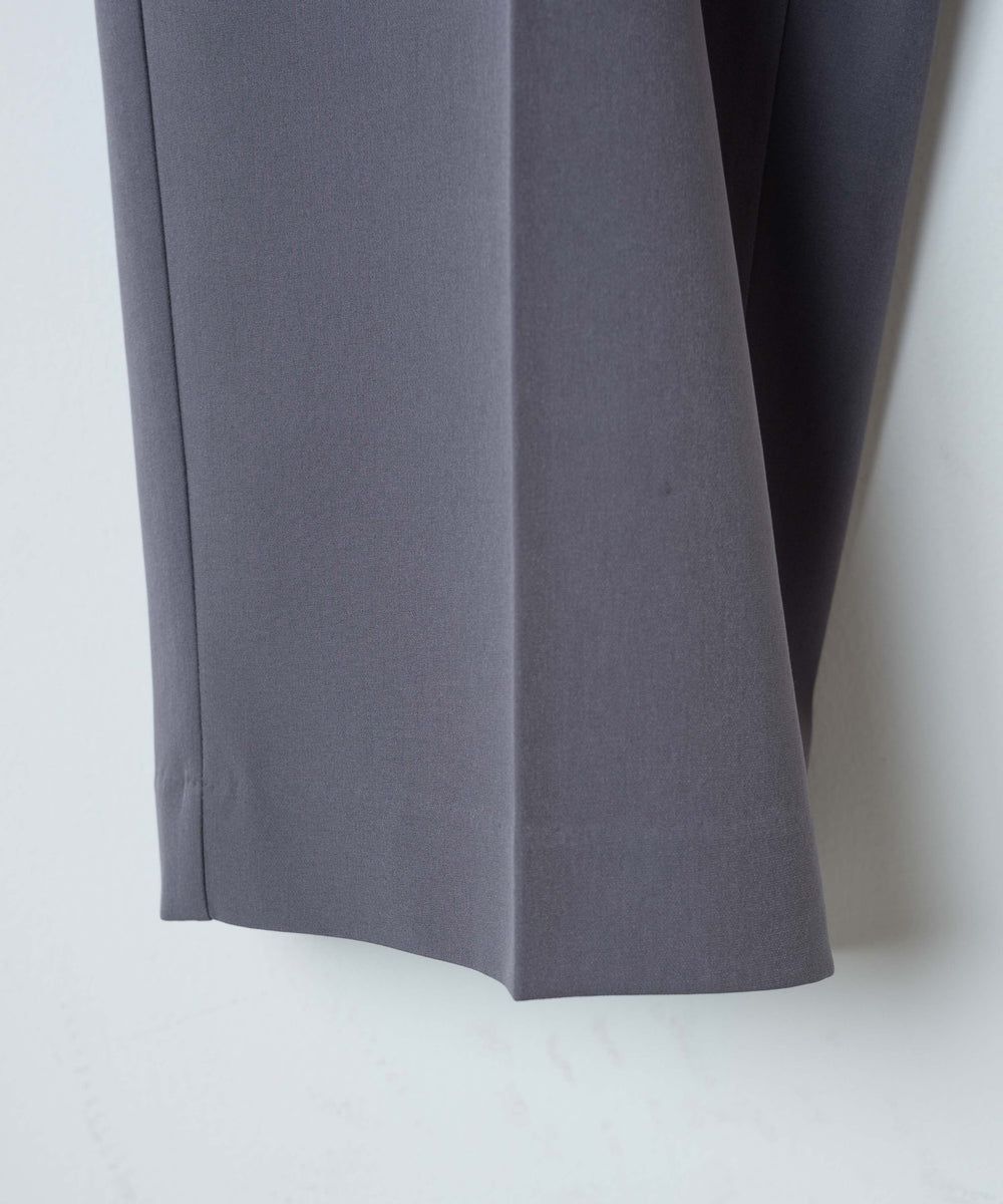 ベルト付きトロミワイドスラックス