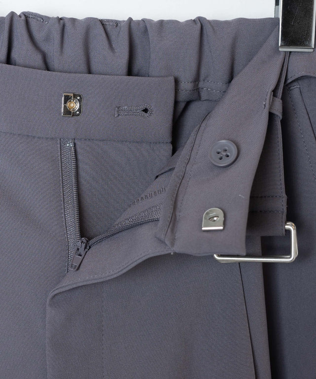 ベルト付きトロミワイドスラックス