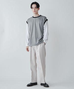 ブラック系チェック1 モデル：180cm L着用