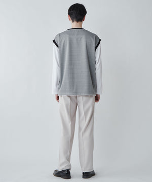 ブラック系チェック1 モデル：180cm L着用