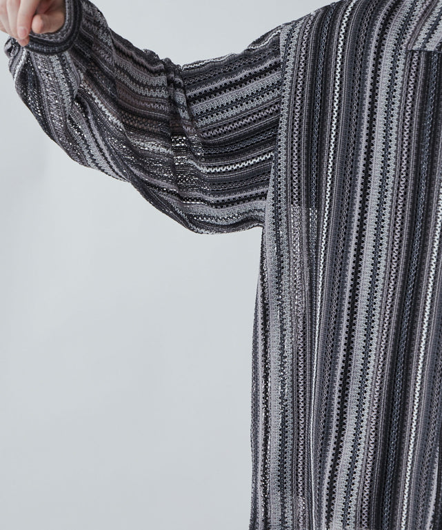 メッシュオープンカラーBIGシャツ