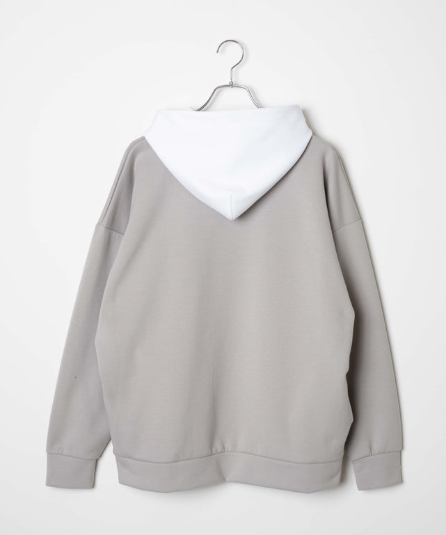 AIRFUNCTIONワンポイント刺繍プルパーカー