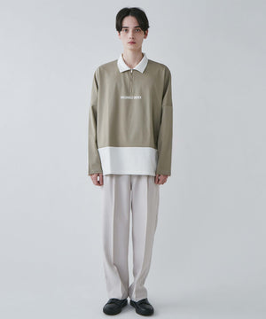 ベージュ  モデル：180cm L着用