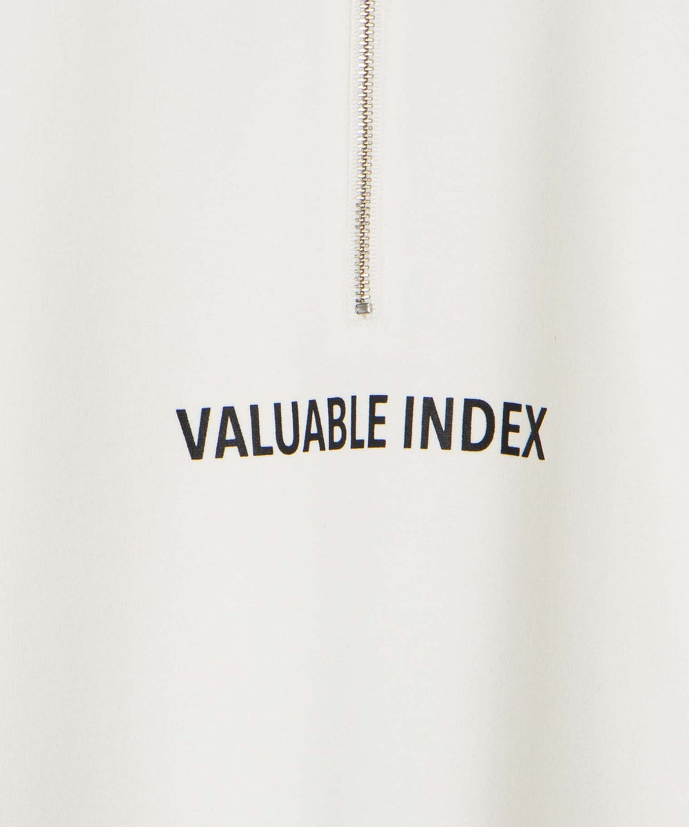 ドルマンポンチハーフZIPプルオーバー