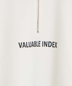 ドルマンポンチハーフZIPプルオーバー