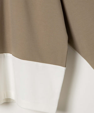 ドルマンポンチハーフZIPプルオーバー