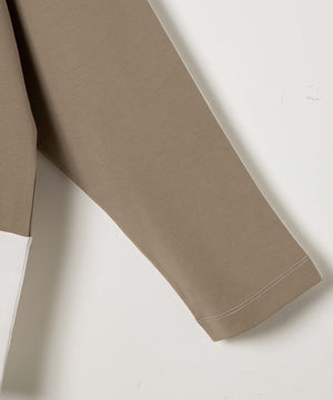 ドルマンポンチハーフZIPプルオーバー