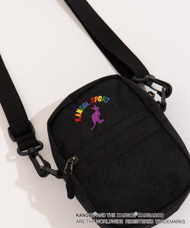 KANGOL SPORT ❣️ショルダーバッグ ベージュ/ブラック KANGOL SPORT|別注ミニショルダーバッグ – WEGO ONLINE STORE