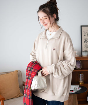 Lベージュ モデル：162cm L着用