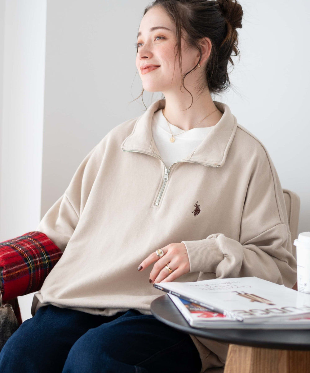 Lベージュ モデル：162cm L着用