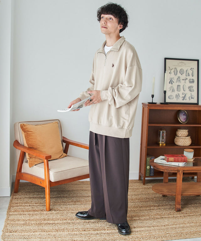 Lベージュ モデル：175cm L着用