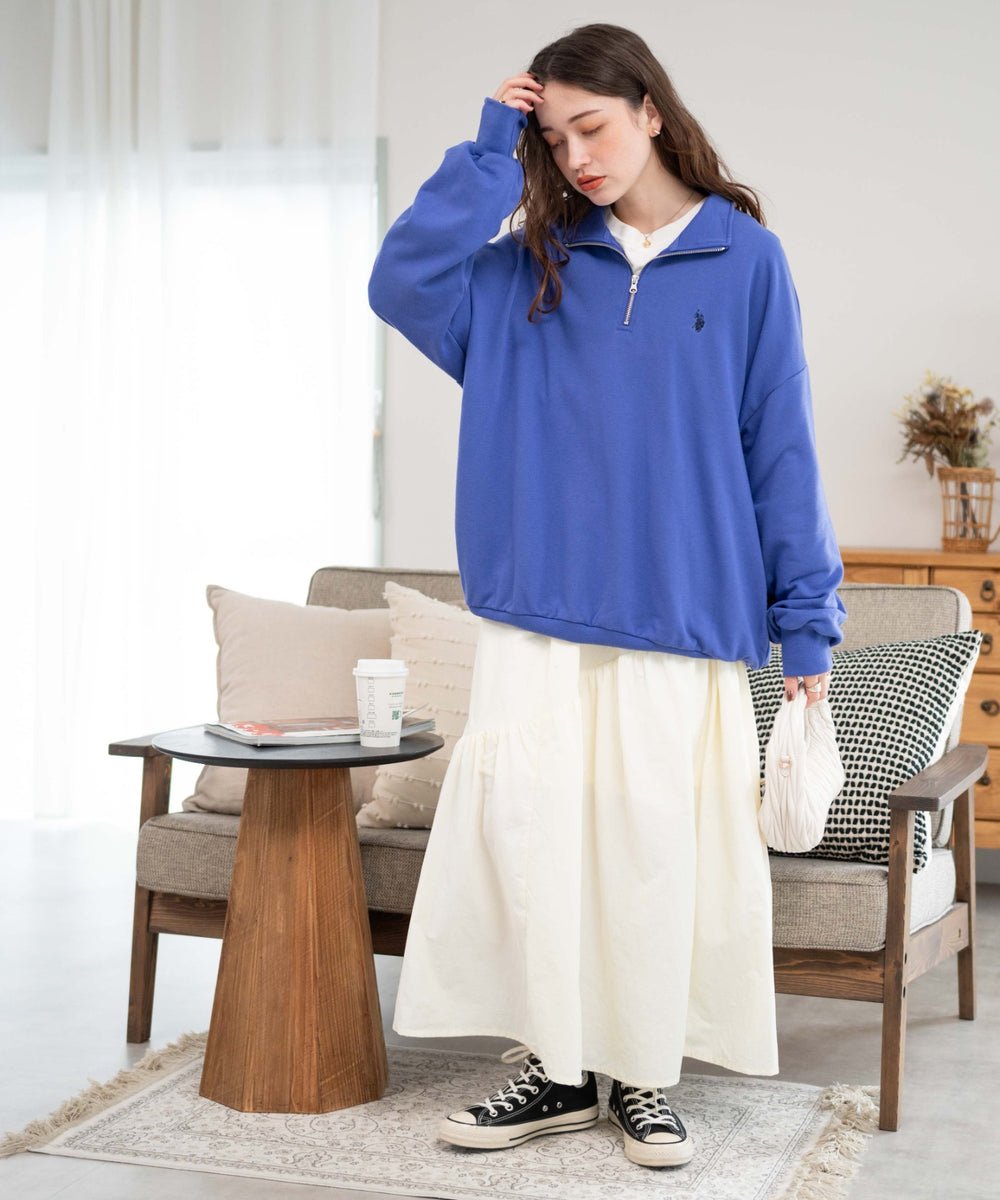 パープル モデル：162cm L着用