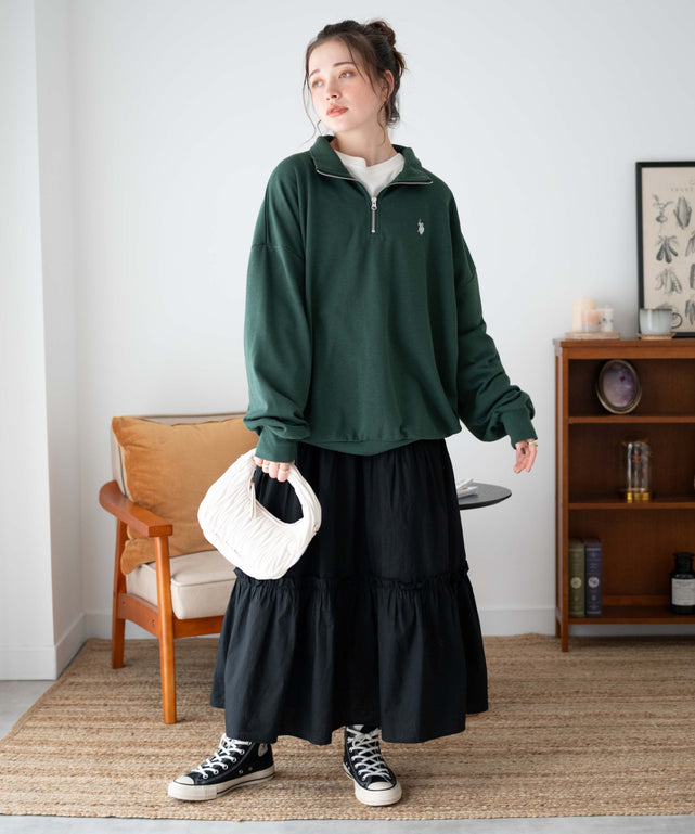 Dグリーン モデル：162cm L着用