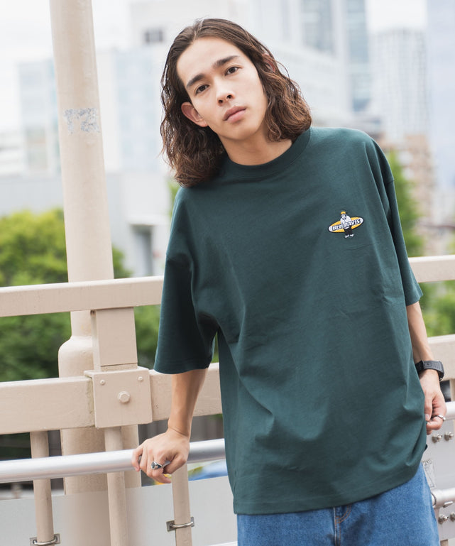 BEN DAVIS ベンデイビス レディース S Tシャツ 半袖 グレー 胸ポケ T