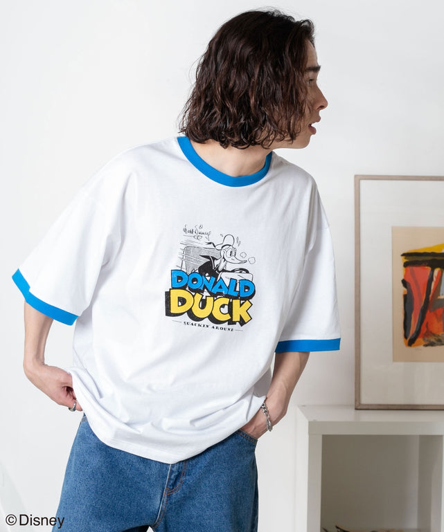 ディズニー Tシャツ 半袖 ドナルド Lサイズ - クリアファイル