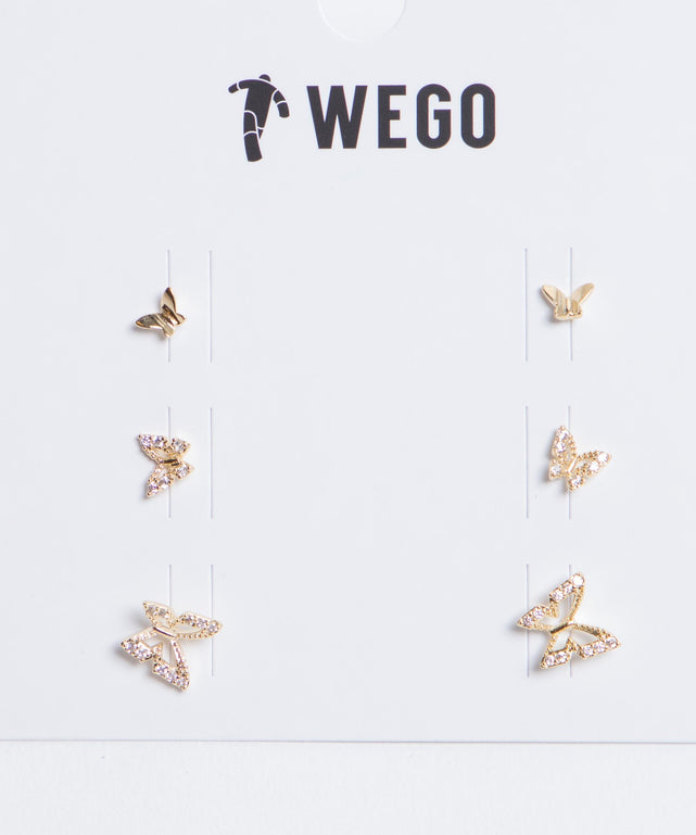 6点セット】モチーフチビピアス – WEGO ONLINE STORE