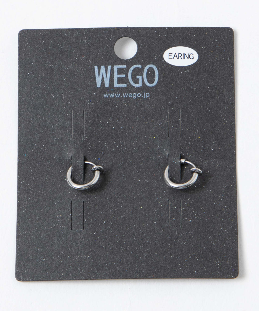 ステンレスフープイヤリング