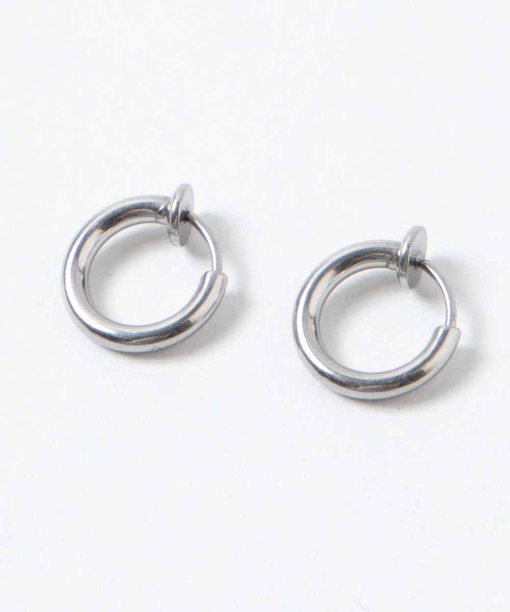 ステンレスフープイヤリング