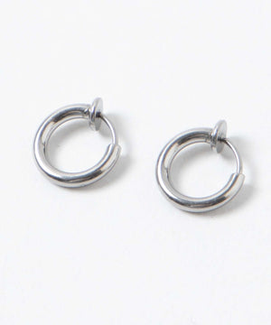 ステンレスフープイヤリング