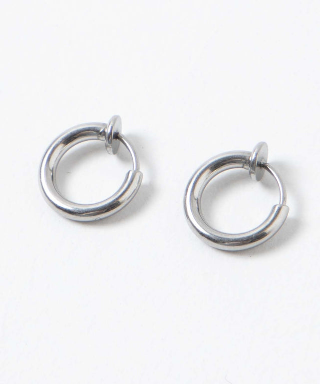 ステンレスフープイヤリング