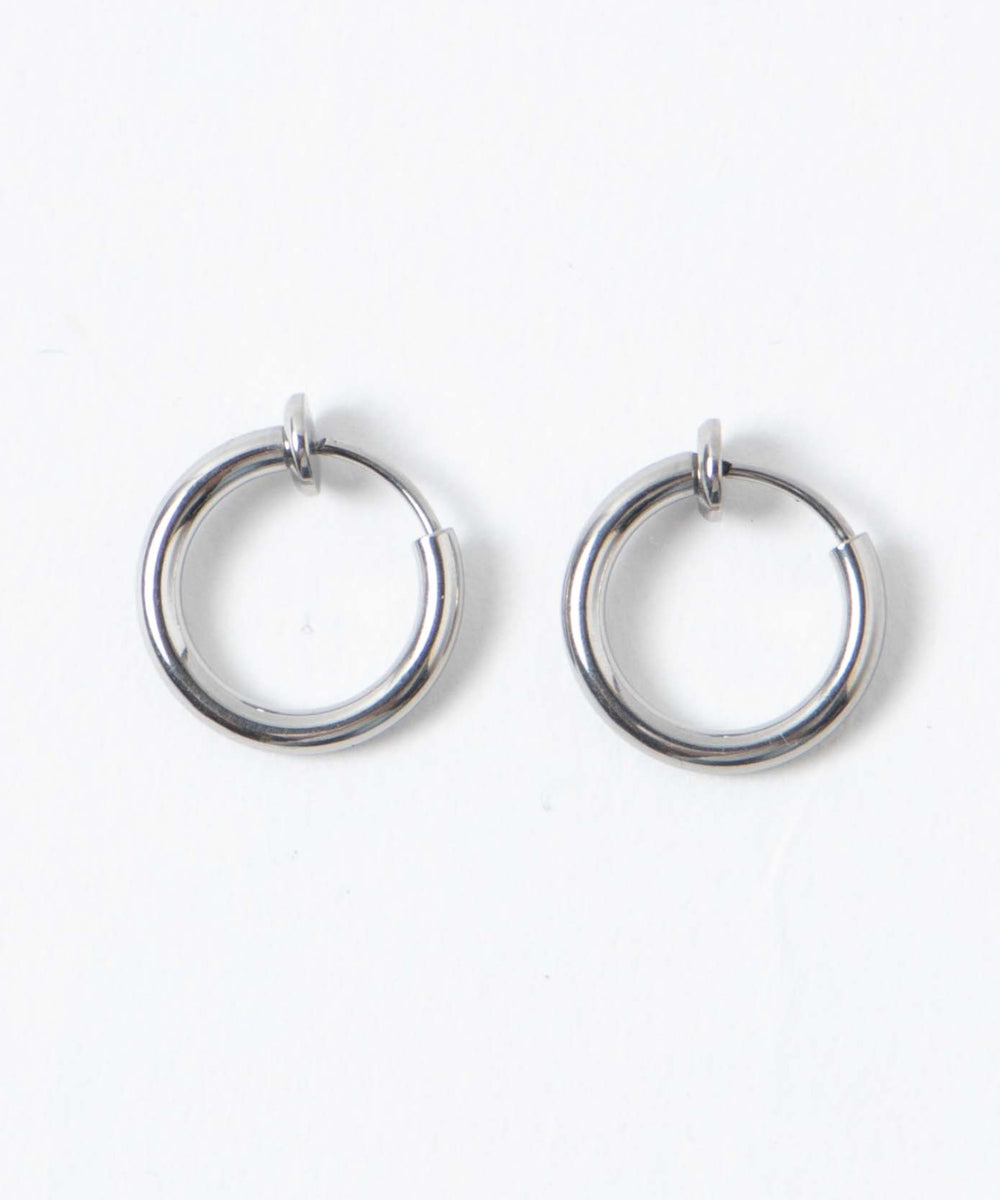 ステンレスフープイヤリング