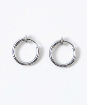ステンレスフープイヤリング