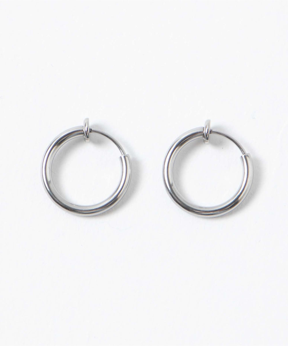 ステンレスフープイヤリング