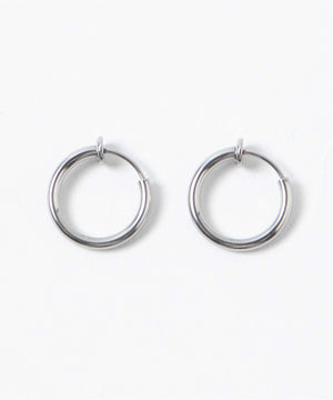 ステンレスフープイヤリング