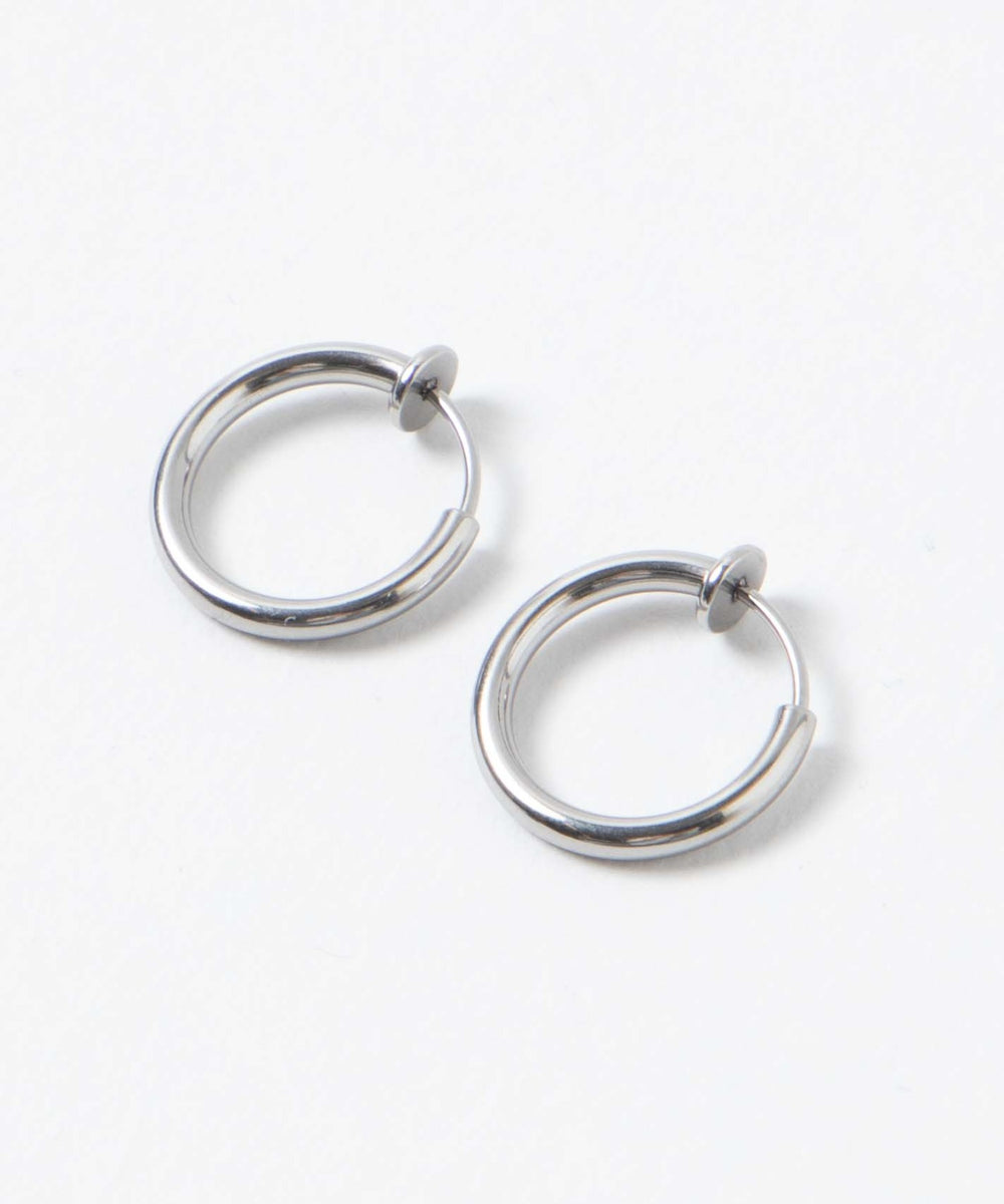 ステンレスフープイヤリング