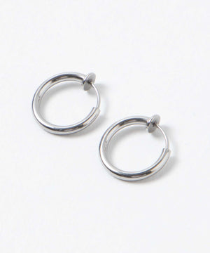 ステンレスフープイヤリング