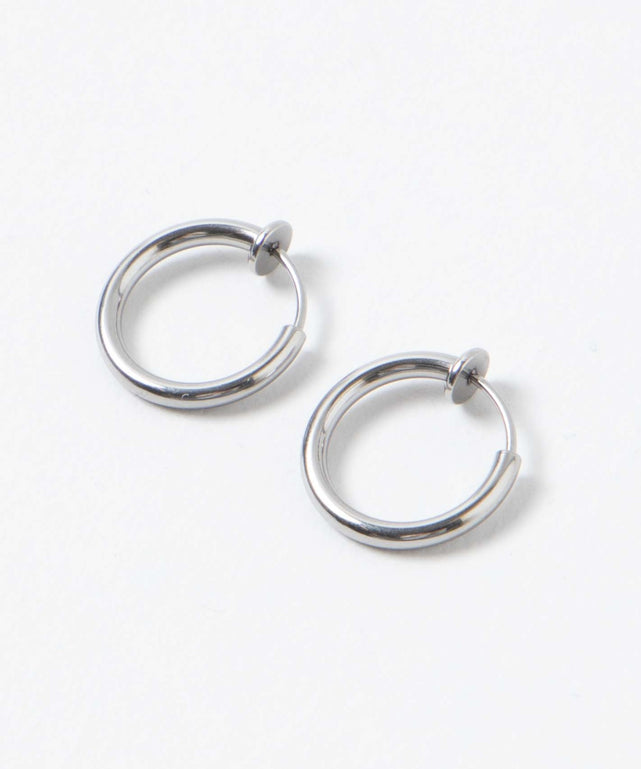 ステンレスフープイヤリング