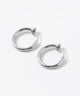 ステンレスフープイヤリング