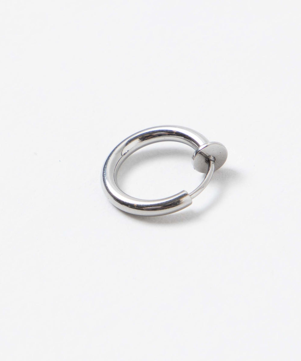 ステンレスフープイヤリング