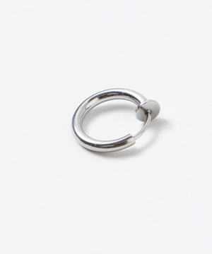 ステンレスフープイヤリング