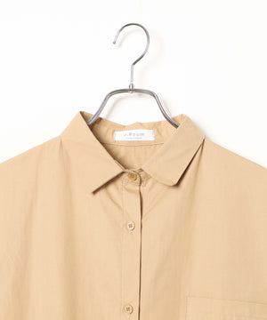 ロングシャツワンピース