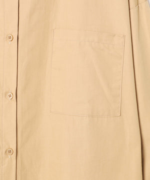 ロングシャツワンピース