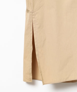 ロングシャツワンピース