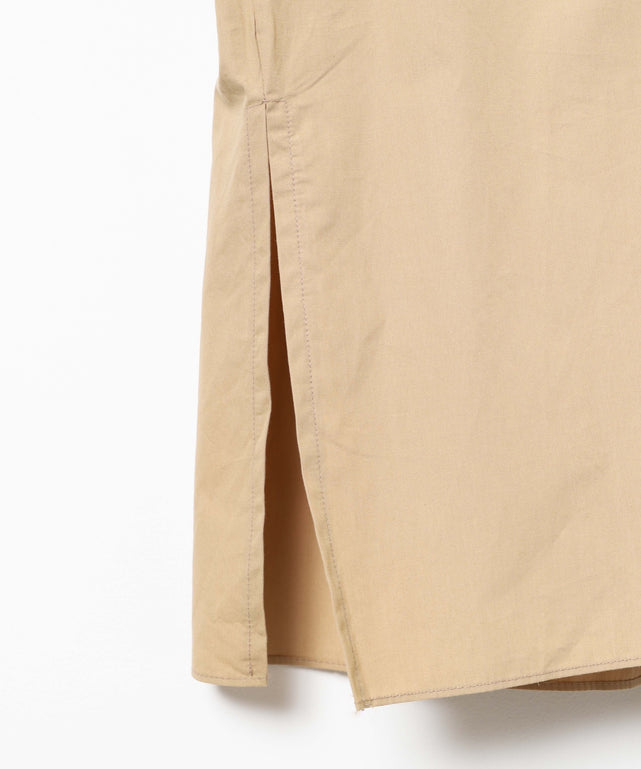 ロングシャツワンピース