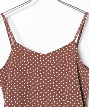 ドットキャミワンピース