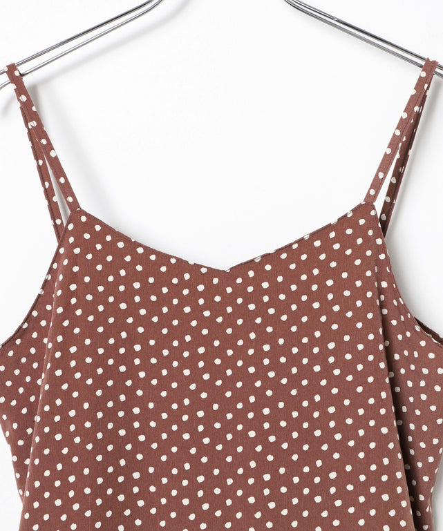 ドットキャミワンピース