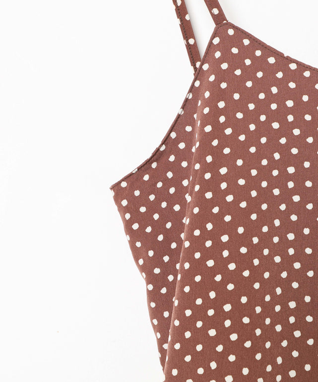 ドットキャミワンピース