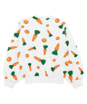 フード総柄スウェット