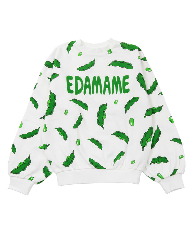 フード総柄スウェット