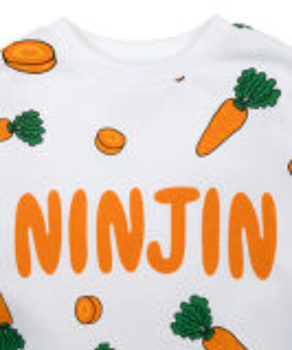 フード総柄スウェット