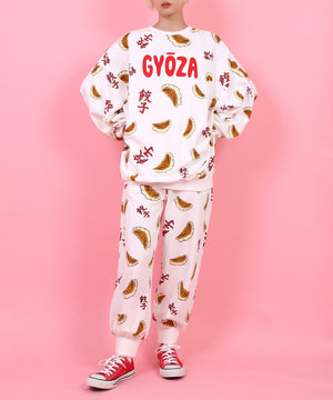 フード総柄スウェット